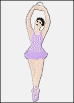 6041 Freestanding Lace Ballerina
