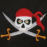 3407 Pirate Skull